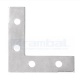 Soporte tipo L para perfiles aluminio 2020