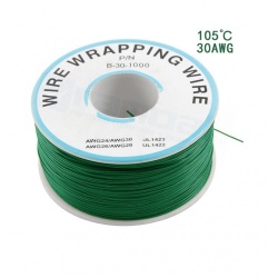 Cable Rollo Cobre Verde - 30AWG 230mt