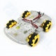 Robot chasis de coche 4WD Mecanum
