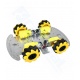 Robot chasis de coche 4WD Mecanum
