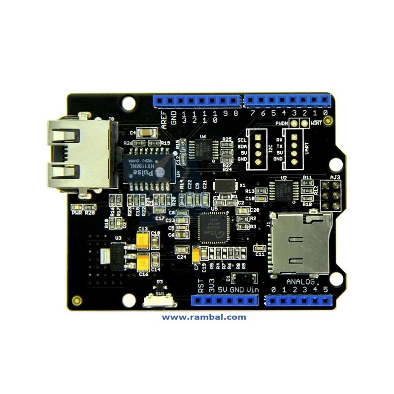 Ethernet Shield W5200 (sin PoE)