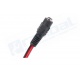 Conector DC Plug Pigtail Hembra, para 12VDC, cables de cobre completo