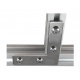 Soporte tipo L para perfiles aluminio 2020