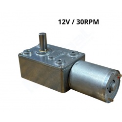 Motorreductor Worm Engranaje Metal 30 RPM