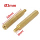 Separador hexagonal M3 50x6mm