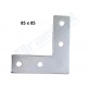 Pletina Conector Soporte 85 x 85 Tipo L Perfiles 2020 CNC