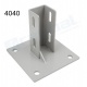 SOPORTE PARA PERFIL DE ALUMINIO 4040