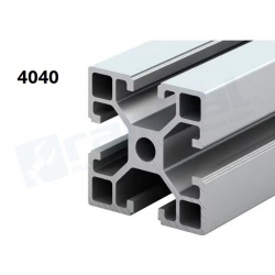 Riel Lineal Perfil 4040 T-Slot 1000mm