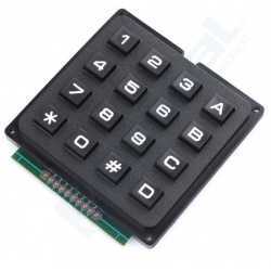 Teclaco matricial 4x4 negro
