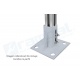 SOPORTE PARA PERFIL DE ALUMINIO 2020