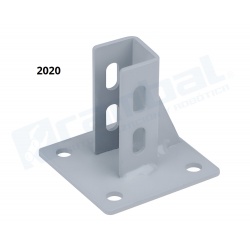 SOPORTE PARA PERFIL DE ALUMINIO 2020