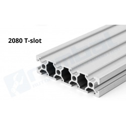 Riel Lineal Perfil 2080 V-Slot 20x80x1000mm.