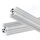 Riel Lineal Perfil 2020 T-Slot 20x20x1000mm.
