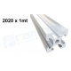 Riel Lineal Perfil 2020 T-Slot 20x20x1000mm.