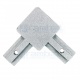 Angulo Conector Triple de Metal para Perfiles 20×20