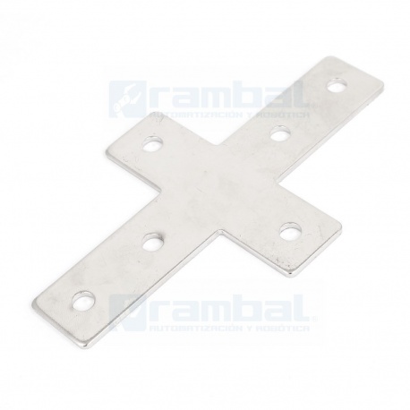 Soporte Tipo Cruz para Perfiles Aluminio 2020