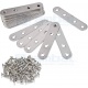 Soporte tipo L para perfiles aluminio 2020