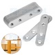 Soporte tipo L para perfiles aluminio 2020