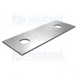 Soporte placa plana 4x40mm Acero