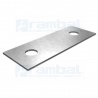 Soporte placa plana 4x40mm Acero