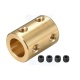 Acople rígido de latón 12mm x 8mm – Conector de Ejes
