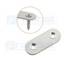 Pletina Union Soporte Plano 46X16mm Acero