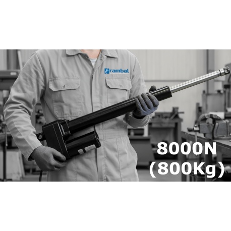 Actuador Lineal 19” Motor Eléctrico.