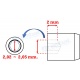 Set 10 Tornillo M4 x 6mm Punta Allen