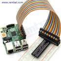 GPIO Breakout T-Cobbler Raspberry Pi B+/V2/V3/V4B