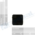 Pulsador Momentaneo 12mm Square
