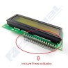 Pantalla LCD 16x2 con pines soldados