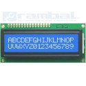 Pantalla LCD 16x2 Blanco sobre Azul