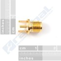 Conector Polarizado SMA - Montaje Vertical