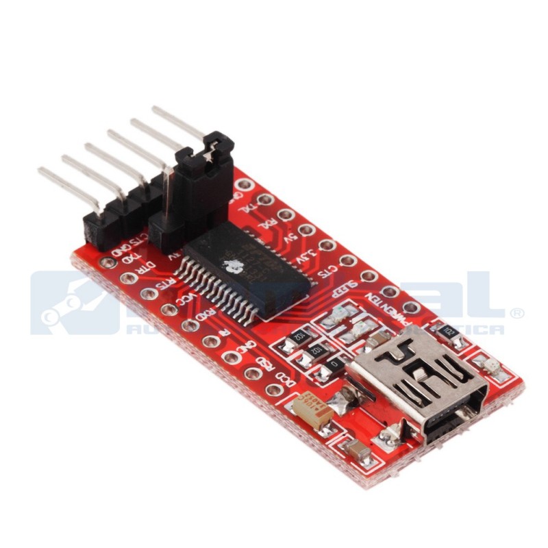 Convertidor Serial TTL a USB de 5V y 3.3V FT232RL