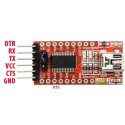 Convertidor Serial TTL a USB de 5V y 3.3V FT232RL