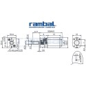 Motor-reductor metalico alto torque y bajo consumo