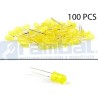 LED Basico Amarillo - 5mm - 100pcs