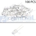 LED Basico Blanco - 5mm - 100pcs