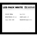 LED Basico Blanco - 5mm - 100pcs