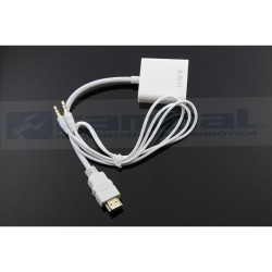 HDMI a Vga + Adaptador de audio