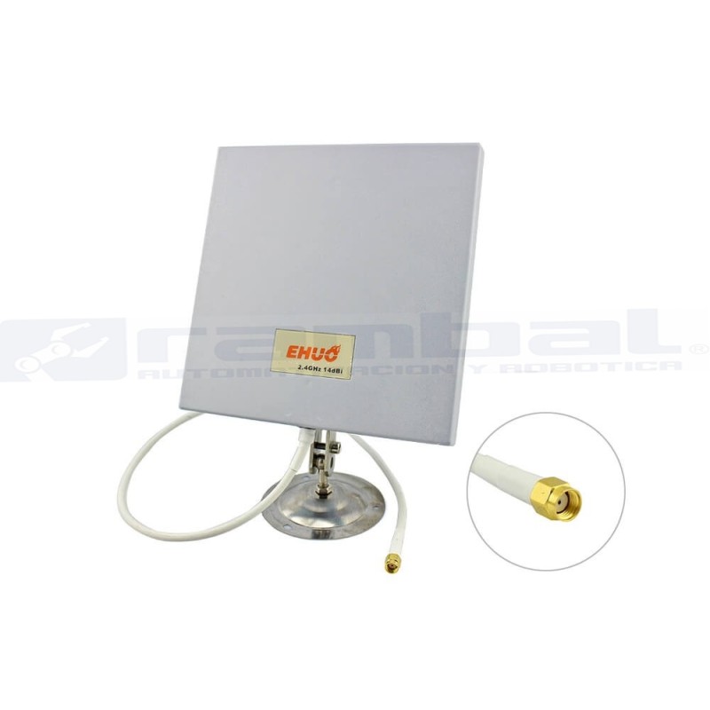 2.4GHz 14dBi Antena Direccional Alta Ganancia