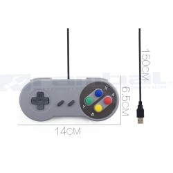 Control USB SuperNintendo Plug n Play para PC-MAC