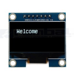 1.3" SPI/IIC Pantalla 7pin OLED LCD Color Blanco
