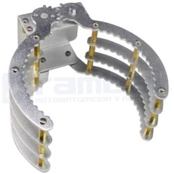 Garra metalica robusta robotica