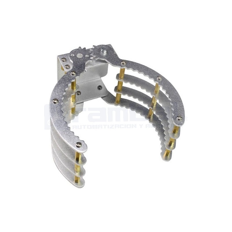 Garra metalica robusta robotica