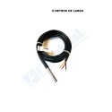 Sonda Temp. Acero Inox DS18B20 5 Metros de largo