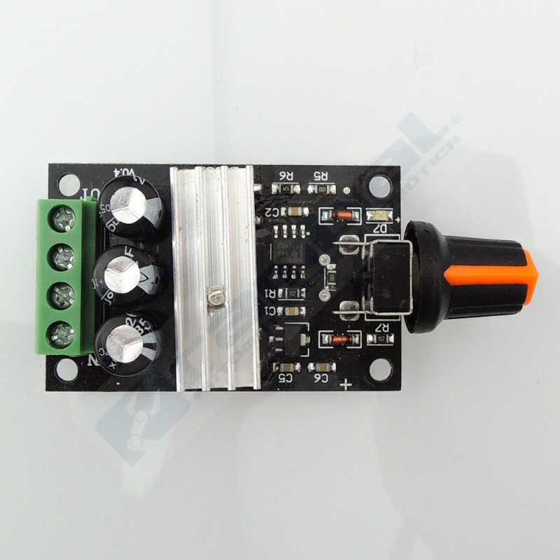 Regulador velocidad PWM para motores y cargas de CC