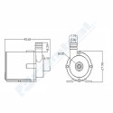 Mini Bomba Sumergible DC 2.5V a 6V