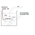Mini Bomba Sumergible DC 2.5V a 6V