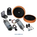 Motor Soporte y Ruedas Kit-2